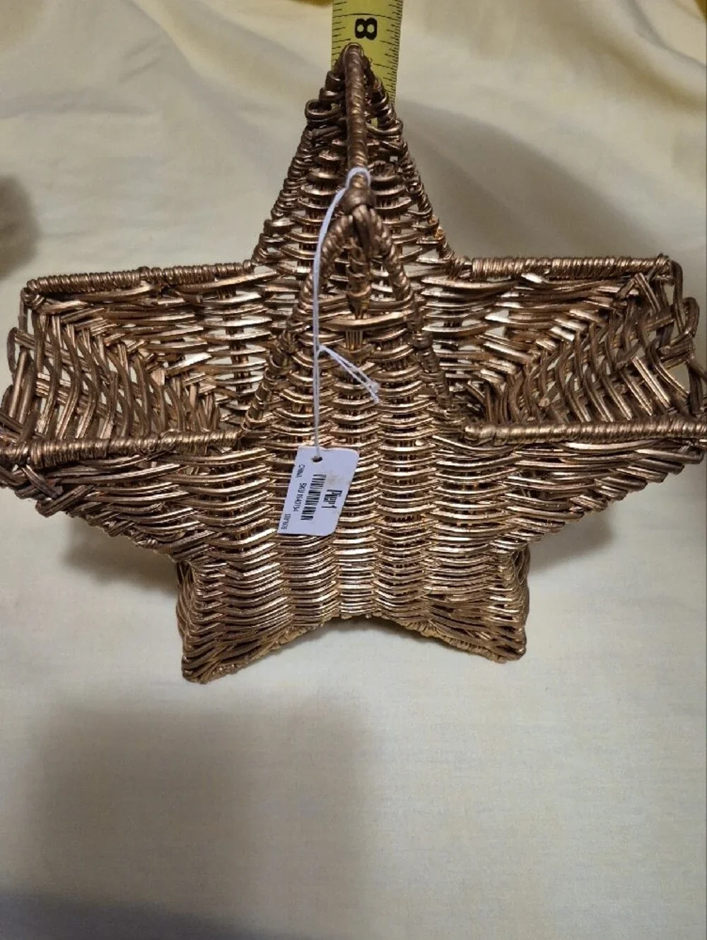 Pier 1 Metallic Woven Star Baskets - Bronze